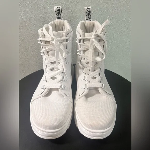 Dr. Martens Combs Platform Boot - Women's (Bright White) - Picture 1 of 15